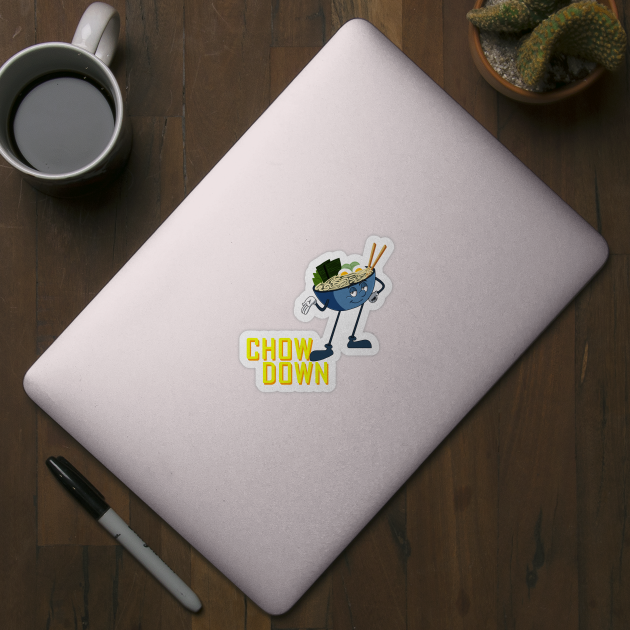 RAMEN CHOW DOWN by droidmonkey